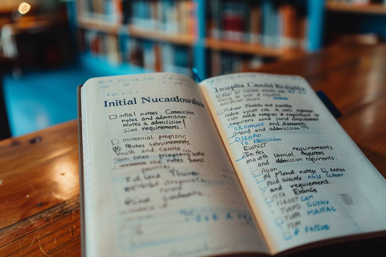 Partie 1 : Les Notes Initiales et Conditions d’Admission Partie 1 : Les Notes Initiales et Conditions d’Admission