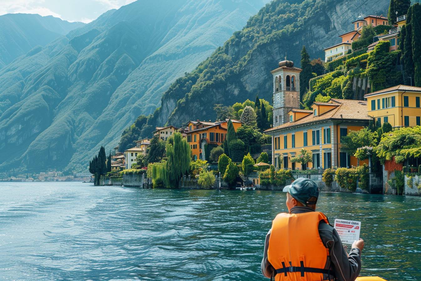 Types de permis nécessaires pour naviguer sur le lac de Côme